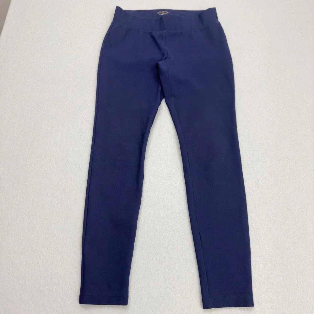 Women's Lilly Pulitzer Navy Blue Stretch Pants/Slacks. Size MED - Picture 1 of 12